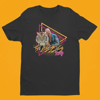 Tigras Karaliaus Retro Marškinėliai Joe Egzotinių 2020 Marškinėliai 80s 90s