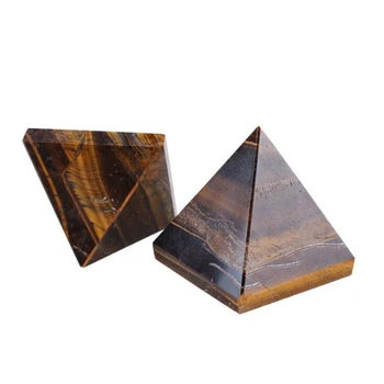 1pc Crystal Piramidės 6 Stiliaus Gydymo Čakros Akmuo, Namo Apdaila, Natūralus Rožinis Kristalas Obsidianas Akmens Papuošalai, Aksesuarai 2-2.5 cm