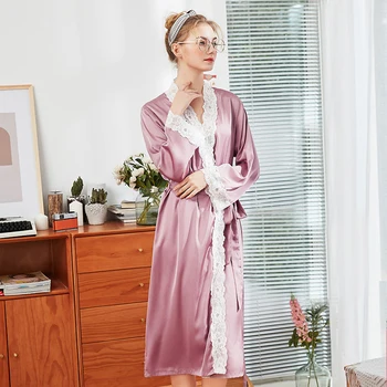 Mados Lady Vasarą Mini Skraiste Kinijos Moterų Šilko, Viskozės Vonia Suknelė Trumpas Yukata Pižamą Sleepshirts Pijama Mujer Vienas Dydis