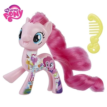 Mano Mažai Pony Žaislai DJ Pon-3 Dideli Mcintosh Vaivorykštė Pinkie Retenybė Veiksmų Skaičius, Žaislų, Kūdikio Gimtadienio Dovana Mergina Bonecas