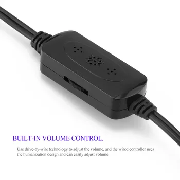 Mini Nešiojamas Clip-On USB Powered 3.5 mm Lizdas, Stereo Garsiakalbiai Audio Garsiakalbiai Paramos Apimtis Kontrolės Nešiojamojo KOMPIUTERIO Darbalaukį Tablet