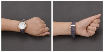 EACHE Vilnos Žiūrėti Dirželis Populiarus Audinys Laikrodžių Dirželiai Britų stiliaus Laikrodžių juosta eglute Watchband 18mm 20mm 22mm