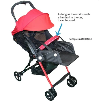Universalus Tipas Kūdikio Vežimėlis Kojoms Pakoja Vežimėlio Sėdynė Extender Kūdikių Skėtis Automobilių Vežimėlis Montavimo Priedai Pėdos Poilsio