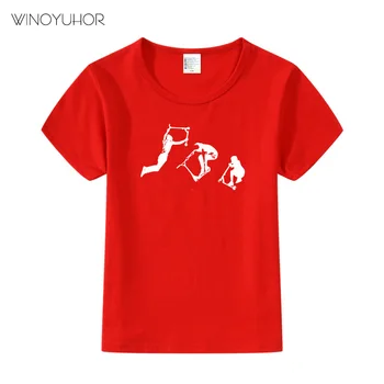 Stunt Motoroleris Veiksmų Rider Dingti T-shirt Vaikų 2020 Naujas Vasaros Trumpas Rankovės Marškinėliai Kūdikių Berniukų, Mergaičių Tee Viršūnes Drabužiai