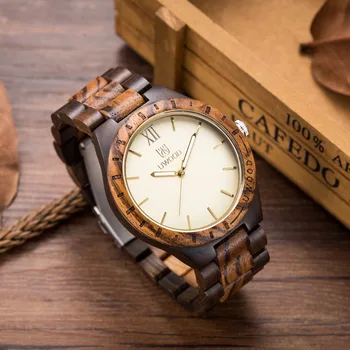 Mados vyriški laikrodžiai retro stiliaus brangus mediniai riešo žiūrėti Mens prabanga sargas žiūrėti natūralios medinės žiūrėti Relogio.