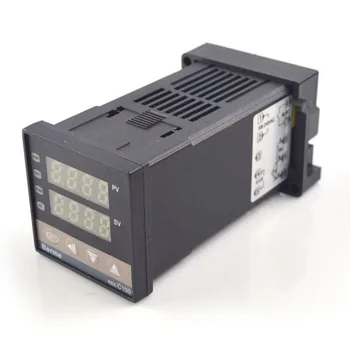 REX-C100 Skaitmeninis PID Reguliatorius REX C100 termostatas + 40DA SSR Relė+ K, Termopora 1m Zondas RKC