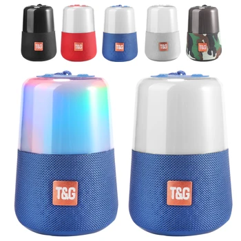 TG168 Portable Bluetooth Speaker Spalvinga LED šviesos Vandeniui Skiltyje 
