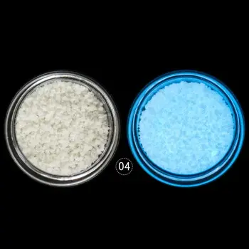 9Pc Liuminescencinės Ryškiai Švytėti Tamsoje Smėlio Milteliai Derva, Pigmentas Rinkinys Papuošalų Priėmimo T4MD