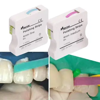 Dantų Poliravimo Juostelės 4mm Dervos Dantų Tarpdančių Šlifavimas, Šlifavimo, Dantų Priemonė, dantų gydytojas Medžiagos, Dantų Balinimas 1 Ritinėlis