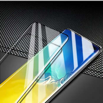 Visą Klijai Screen Protector for Samsung S8 S9 Plus 3D Išlenkti Visą Klijų Grūdinto Stiklo Plėvelė Galaxy note10 pro note8 9