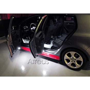 Atreus Automobilio Duris Sveiki Žibintai VW Golf GTi Polo Jetta EOS Tiguan CC Scirocco Touareg priedai Baltas SMD LED Mandagumo Lempos
