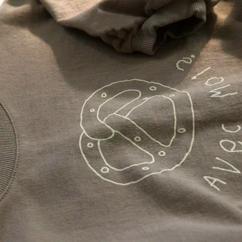 2020 m. rudenį, apranga vaikams, nauji mados sutartis išspausdintas ilgas rankovėmis atsitiktinis marškinėliai