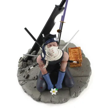 19-21cm Naruto Shippuden Duomenys Haku Zabuza Momochi Septyniais Kardais su Budelis Ašmenimis Kubikiribocho Kardas LDH Modelis Žaislas
