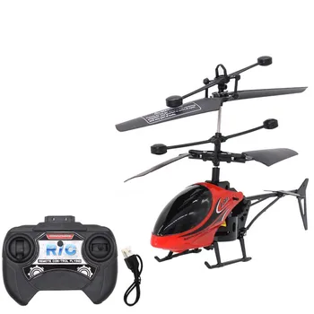 HINST NAUJAS mini drone dron Quadcopter RC 2CH Plaukioja Mini RC Infraed Indukcijos Sraigtasparnis, Mirksėti Žaislai 2019