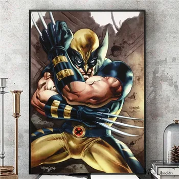 Retro Xmen Wolverine Komiksų Plakatų Ir Grafikos Paveikslai Tapyba Sienos Nuotraukas Kambarį Derliaus Plakatas Dekoratyvinis Namų Dekoro