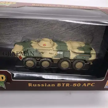 1/72 rusijos BTR-80 APC Bakas SSRS Armijos Tankas Platinum Kolekcines, Surinkto Modelio Gatavo Modelio Easymodel Žaislas