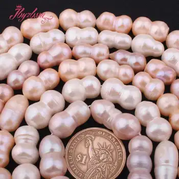 10-17x12-22mm Kultūringas Gėlavandenių Perlų žemės Riešutų Bulvių Prarasti Natūralaus Akmens Karoliukai, Papuošalai Priėmimo 
