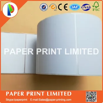 Didmeninė 15 rolls Terminis lipdukas, popierius 40x30mm 800sheets brūkšninių kodų spausdinimo popierius popierius brūkšninio kodo etiketės, spausdinimo popierius.