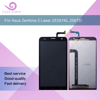 Už Asus Zenfone 2 Lazerio ZE551KL Z00TD IPS LCD EKRANAS LCD Ekranas+lietimui skaitmeninis keitiklis Asamblėjos Asus Ekranas Originalas