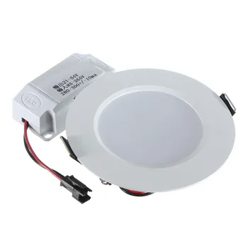 10VNT LED Apvalus Downlight 7W Embedded Vietoje Potvynių Šviesos SMD5630 LED Apvalus Lubų Šviesos diodų (Led) Skydelį Šviesos AC85~265V