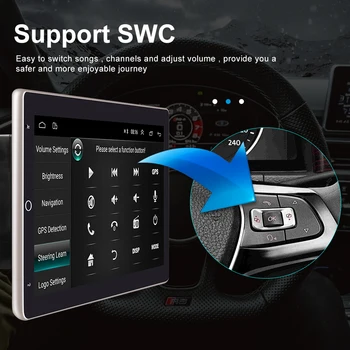 Podofo 2din Automobilio Radijo, GPS Android Multimedia Player Universal 2din autoradio Navigacijos 