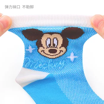 5 Poros Disney Mickey Minnie Baby Girl Kojinės Pigūs Daiktai Animacinių Filmų Kojinių Medvilnės Spausdinti Kojinės Vaikams, Drabužiai Naujagimiams Kojinės 3-10 Metų