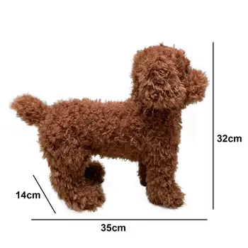 2021 karšto parduoti tikroviška teddy šuns iškamša žaislas realus teddy šuo pudelis šuns žaislas reallife teddy šuo šunelis žaislai fantisc