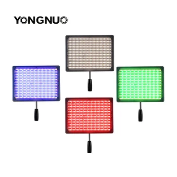 YONGNUO YN600 RGB LED Vaizdo/ Foto su Reguliuojamu Šviesos Spalvos Temperatūra 3200K-5500K už Fotoaparatus, Belaidžio 