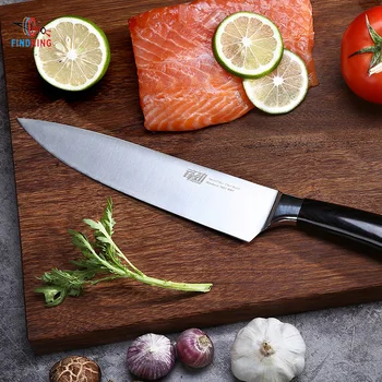 Findking 2018 geriausi peiliai kokybės Nerūdijančio Plieno 8 Colių Chef Peilis Virtuvinis Peilis, Pjaustymo peilis Mėsai, Vaisių, Daržovių įrankiai