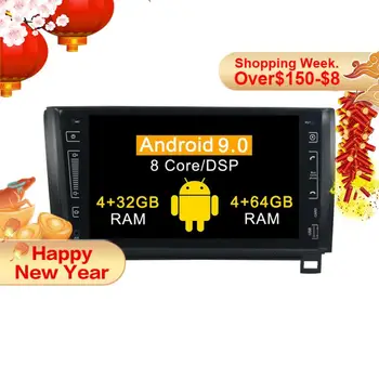 4+64GB Android 9.0 Automobilio Radijas Stereo Multimedijos Grotuvas GPS Navi 