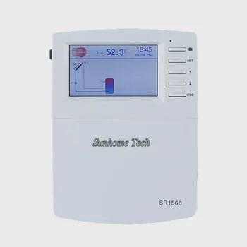 SR1568 Vandens Šildymo Saulės Sistemos Valdiklis su 7sensors, Interneto Prieigos, Duomenų Saugojimo Funkcija Termostatas RPM Greičio Kontrolės