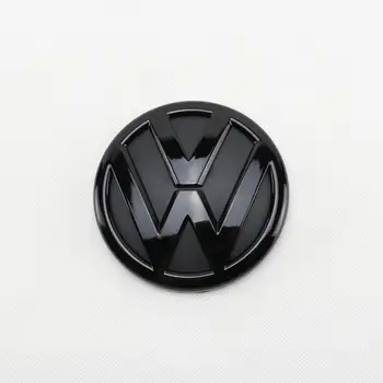 100mm Gloss Black Galinis Kamieno Dangčio Logotipas Ženklelis Pakaitinis Automobilis Logotipas Dekoro Stiliaus Volkswagen Jetta MK6 2011 2012 2013