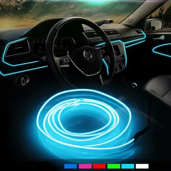 Automobilių reikmenys atmosfera lempos EL šalto šviesos line LED Aplinkos Šviesos Renault Koleos Megane Scenic Fluence Velsatis Laguna