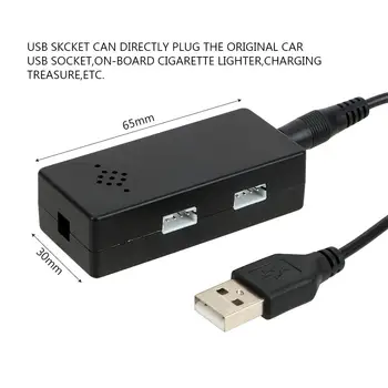 LEEPEE Automobilio USB LED Atmosfera Žvaigždžių Šviesos Paliesti ir Garso Kontrolės RGB Muzikos Ritmą Auto Interjero Lempos, Blykstė Blykstės Valdiklis