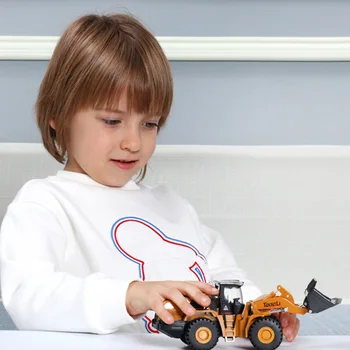 Lieto Modelius 1:50 Mastelis Krautuvas patarimas sunkvežimis, Mechaninė Kolekcijos Metalai Inžinerijos statybos van vaikų suvenyrai