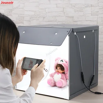 Naujas SANOTO 40cm Foto Studija Lauke Fotografijos Fonas nešiojamas Softbox LED Šviesos Nuotraukų Dėžutės dangtelį Foto Studija Soft Box CD05 T03 Y