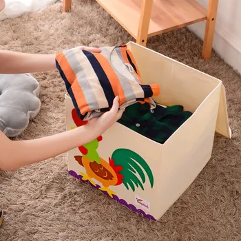 Karšto Vaikų Audinio Žaislų Saugojimo Dėžės, Sulankstomas Oksfordo Audinio Kubo Langelį Vaikai 13 colių Kambarys Tvarkingas Organizuoja dangtelis laikymo dėžutė