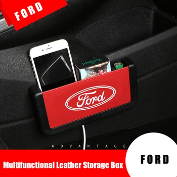Automobilių Sėdynės Siauras Plastiko Laikymo Dėžutė Ford Mustang GT Focus 2 3 Tranzito Fiesta Mk8 ST Mk6 Mk7 Mondeo Mk4 Ecosport Priedai