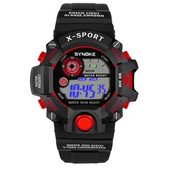 SYNOKE Naują Atvykimo G Watch Vyrai Šoko Sporto Laikrodžiai, LED Laikrodžiai Vandeniui vyriški Sportiniai Laikrodžiai Skaitmeniniai Kariniai Laikrodžiai