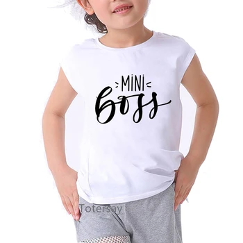 Mini mergina bosas laišką, print t shirt girls kawaii vaikams rūbų, grafinis tshirts merginos balti trumpomis rankovėmis t-shirt camisetas viršūnės