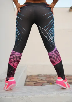 Naujausi Moterų treniruotės antblauzdžiai Geriausia pardavimo ponios sexy slim Legging spausdinti yo-ga fitneso leggins sporto, laisvalaikio, žemiausią kelnės