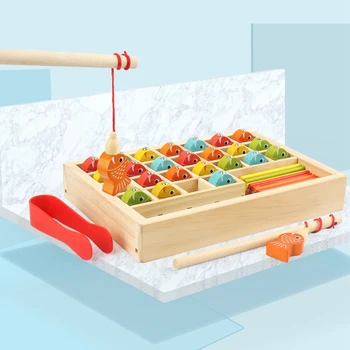 Mediniai Įrašą Karoliukai netic Žvejybos Matematikos Žaidimas Žaislai, Spalvos Rūšiavimo Numeris Skaičiavimo Ikimokyklinio amžiaus Vaikų Ugdymas