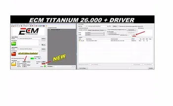 Naujausias ECM TITANO 1.61 su 26000+ Vairuotojas KESS V2 ir Ktag