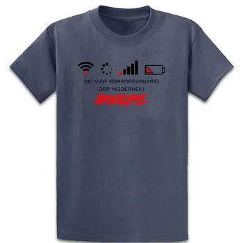Apokalipsės Wlan Interneto Baterija Ne T Shirt Kawaii Dizaineris Pagrindinio Trumpomis Rankovėmis Vasarą Įgulos Kaklo Mielas Oficialaus Marškinėliai