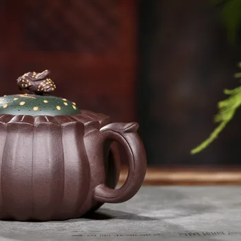 Didmeninė arbatos yixing undressed rūdos raudonos molio rekomenduojama bičių chrizantemų kung fu arbatos nustatyti įsipareigoja arbatinukas