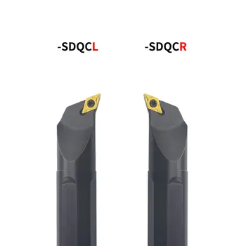 1pc S16Q-SDQCR11 S20R-SDQCR11 S25S-SDQCR11 Vidaus Tekinimo Įrankio Laikiklis DCMT Karbido Įdėklai Tekinimo staklių Baras CNC Pjovimo Įrankių Rinkinys