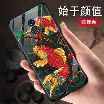 Kinijos koi karpių šeimyninė harmonija Stiklo atveju Xiaomi SUMAIŠYKITE 3 MIX 2S SUMAIŠYKITE 2 padengti kam karpis minkštas atveju