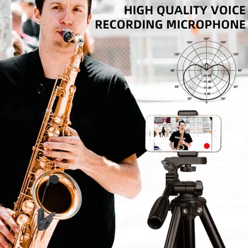 Belaidžio Saksofonas mikrofonų Sistema Klipo Muzikos Instrumentų-Saksofonu Trimitas Sax Ragų Tuba Klarnetas, Fleita Vamzdis