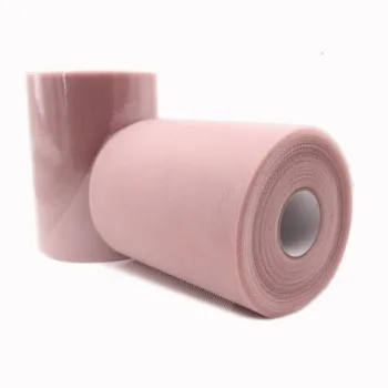 Dulkių Rožinės spalvos Tiulio Roll 15cm 100 metrų 
