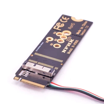 M Key PCI-e NVMe M2 2 M. Adapteris, skirtas Macbook BCM943602CS BCM94360CS2 BCM943224PCIEBT2 BCM94331CD WiFi Belaidžio Tinklo kortelė